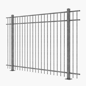 Chiefs HDG Steel Fence Panel