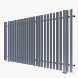 Nicks Vertical Angle Picket Fence Panel