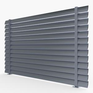 Verve Horizontal Blade Fence Panel