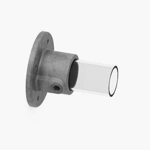 Fence construction - except agricultural: Pipe Clamp 4.01 - Wall Flange