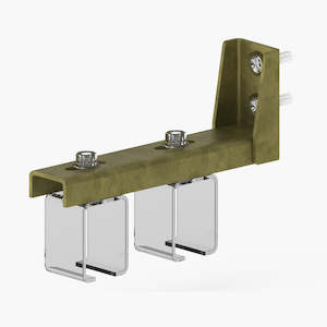 Director Sliding Door Offset Double L-Bracket