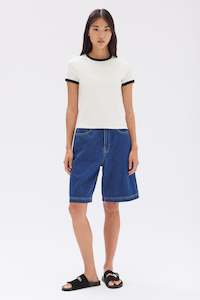 Relaxed Denim Short