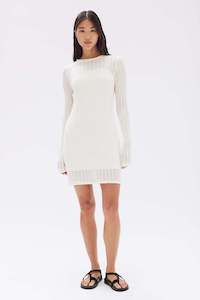 Clothing: Gwen Cotton Knit Mini Dress