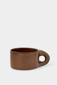 Jedda Clay Chubby Mug Red Ash