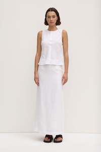 Solis Linen Maxi Skirt