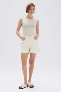 Boxy Denim Short