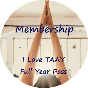 Yoga instruction: I Love TAAY Year Pass