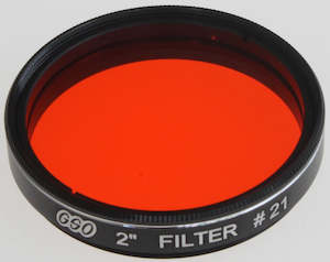 Scientific equipment wholesaling: Filter #21 Orange 1.25"