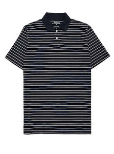 Jersey Polo - Navy Stripe