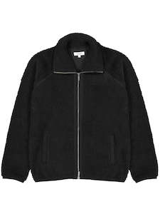 Sherpa Fleece Jacket - Black