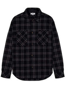 Woollen Shacket - Blue Check