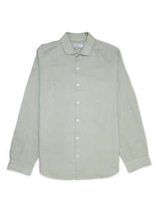 Clothing wholesaling: Essential Linen Shirt - Sage