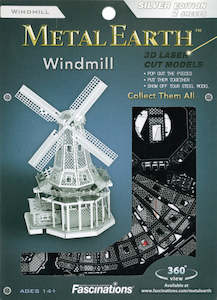 METAL EARTH MODEL WINDMILL