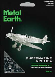 MODEL METAL EARTH SUPERMARINE SPITFIRE