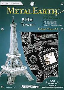 Books: METAL EARTH MODEL EIFFEL TOWER