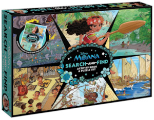 Moana: Search And Find Activity Book And Puzzle Set