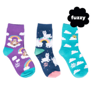 Books: SLOTH DREAMS JUNIOR CREW SOCKS 3 PACK