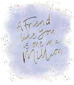 Books: BIRTHDAY CARD FRIEND ONE IN A MILLION