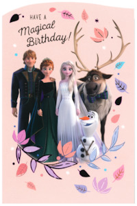 Birthday Card Magical Birthday Frozen