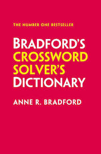 Books: BRADFORD'S CROSSWORD SOLVERS DICTIONARY