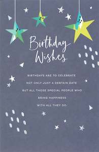 Birthday Card Birthday Wishes With Stars