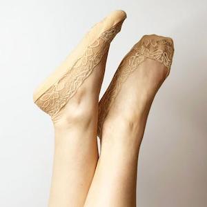 MINX LACE SOCKETTE NUDE