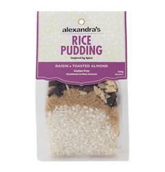 Alexandra's Rice Pudding Raisin & Toasted almond 230gm (8)