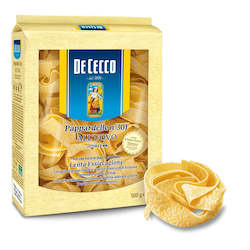 De Cecco #301 - Pappardelle Egg Nest 500gm (10) BB 19.5.23