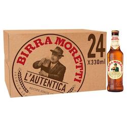 Grocery: Moretti Lager 4.6% 330ml (24)