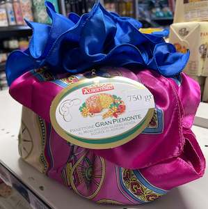 Albertengo Gran Piemonte panettone Al Moscato Fashion Foulard Silk Wrap 750g