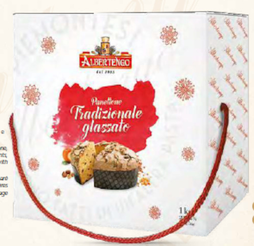 Albertengo Traditional Glassato Panettone 1kg (box)