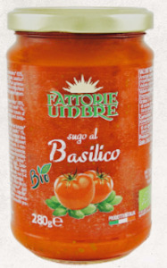 Fattorie Umbre Organic Tomato & basil sauce 280 g