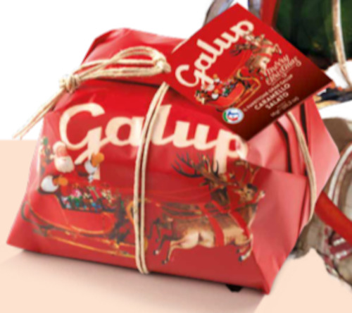 Gran Galup Creamy caramel & sumptuous white chocolate drops panettone 1KG