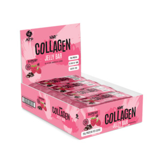 NOWAY Collagen Jelly Bar Box of 12 - Raspberry