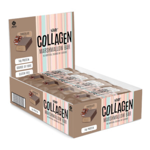 NOWAY Collagen Marshmallow Bar Box of 12 - Chocolate