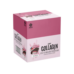 NOWAY Collagen Fusion Bar Box of 12 - Berries & Cream