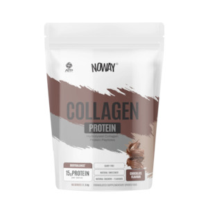 Protein Powder: NOWAY Collagen Protein 1.3kg Refill Pouch - Chocolate