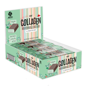 NOWAY Collagen Marshmallow Bar Box of 12 - Festive Mint Limited Edition