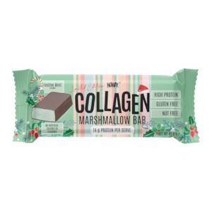 NOWAY Collagen Marshmallow Bar - Festive Mint