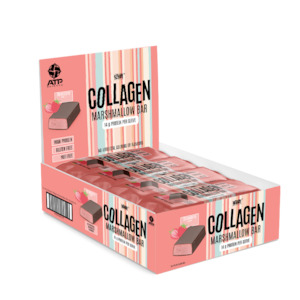 NOWAY Collagen Marshmallow Bar Box of 12 - Strawberry