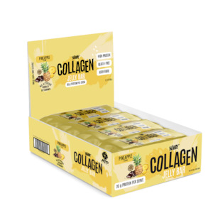 NOWAY Collagen Jelly Bar Box of 12 - Pineapple