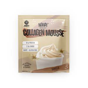 Collagen Protein Dessert Snacks Treats: NOWAY Collagen Mousse Single Sachets - Vanilla