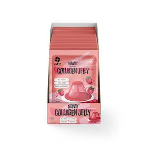 Collagen Protein Dessert Snacks Treats: NOWAY Protein Jelly 10pk - Raspberry