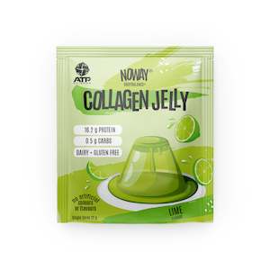 Collagen Protein Dessert Snacks Treats: NOWAY Collagen Jelly Single Sachet - Lime