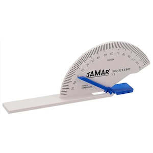 Medical equipment wholesaling: Jamar Finger/Toe Goniometer (tight fitting hinge - blue) NEW