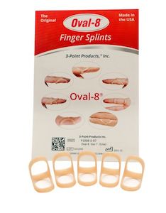 Medical equipment wholesaling: Oval 8® Finger Splints 5PK - Beige