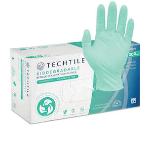 Techtile Biodegradable Nitrile Gloves Box 200