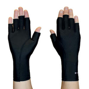 Medical equipment wholesaling: Compression Glove Black 3/4 Finger  Single