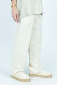 Febris straight legged pants in Himalayan grass fabric