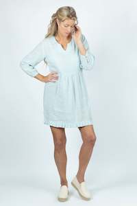 Pebble Shore Midi dress in Linen